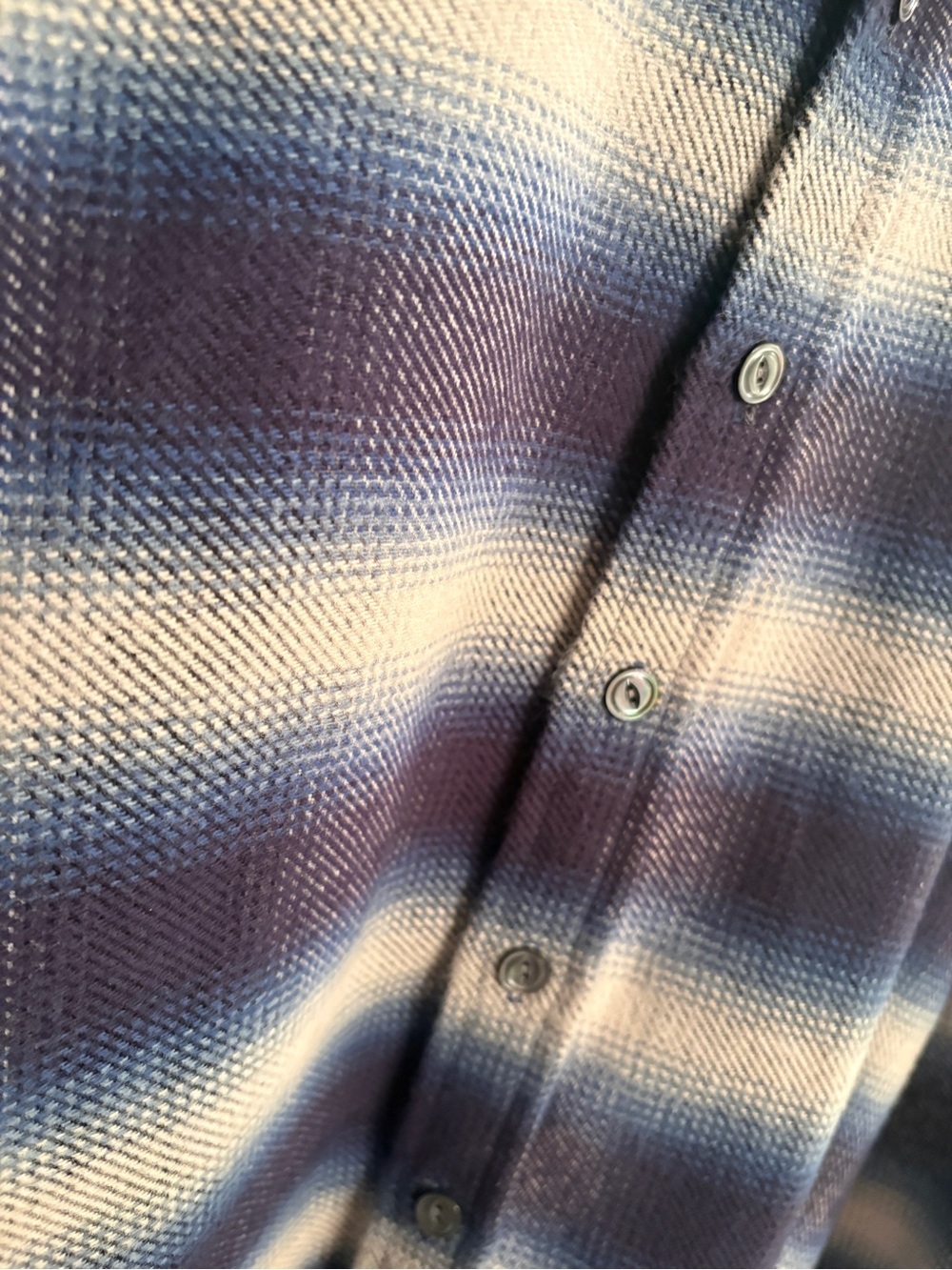 Outclass Blue Plaid Overshirt - Picture 5 of 5
